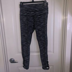 Zella high waisted leggings w/ ankle slits